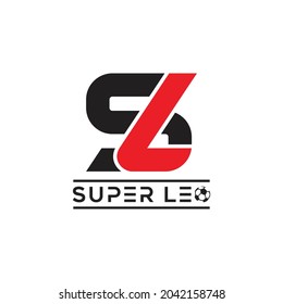 Logotipo SL super leo creativo moderno minimalista digital abstracto tipografía vectorial fuente creativa 