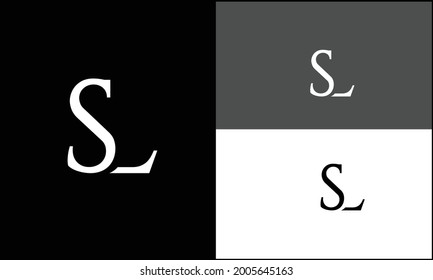 SL ,LS Abstract Letters Logo monogram