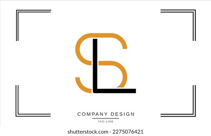 SL, LS, Monogramm für abstrakte Buchstaben des Logos