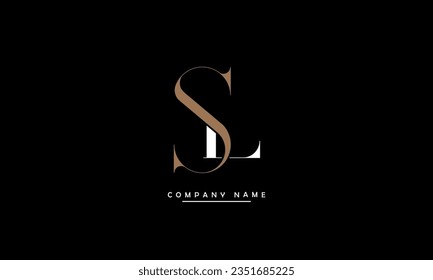 SL, LS Abstract Letters Logo Monogram