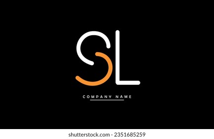 SL, LS Abstract Letters Logo Monogram