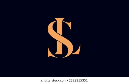 SL ,LS Abstract Letters Logo Monogram