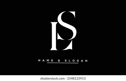 SL, LS Abstract Letters Logo Monogram