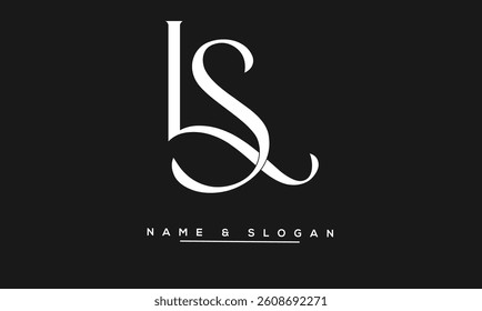 SL, LS Abstract Letters Logo Monogram