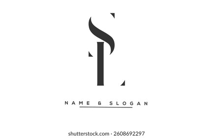 SL, LS Abstract Letters Logo Monogram