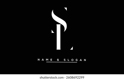 SL, LS Abstract Letters Logo Monogram