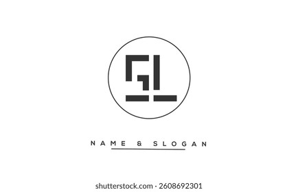 SL, LS Abstract Letters Logo Monogram