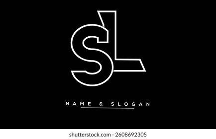 SL, LS Abstract Letters Logo Monogram