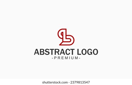 SL or LS letter logo design. Vector