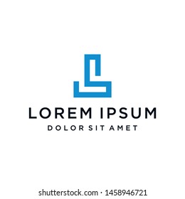 SL LS Logo Monogram Icon Vector Template
