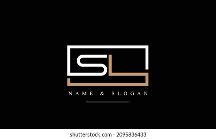 SL, LS, S, L abstract letters logo monogram