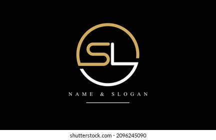 SL, LS, S, L abstract letters logo monogram