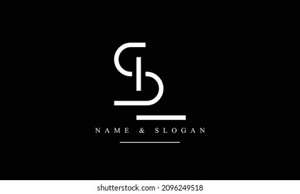 SL, LS, S, L letras abstractas monograma logotipo