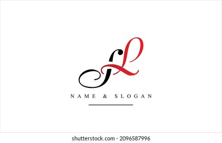 SL, LS, S, L abstract letters logo monogram