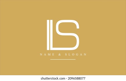 SL, LS, S, L abstract letters logo monogram