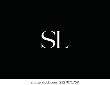  SL Modern Initial logo design and company logo