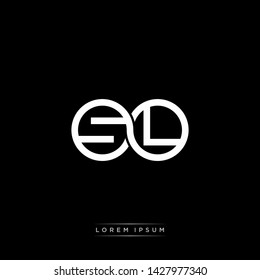 SL S L initial letter linked circle capital monogram logo modern template