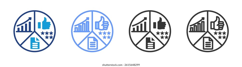 Sla icon set multiple style collection