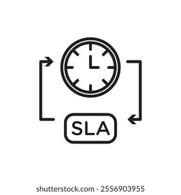 SLA Icon Thin line art collection