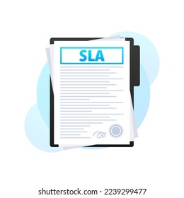 SLA - service level agreement document, Contract Form.