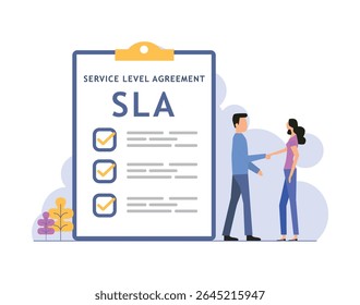 Contrato de nível de serviço de SLA, conceito de garantia, compromisso ou contrato de suporte para tempo de atividade, disponibilidade ou resolução de problemas de serviço