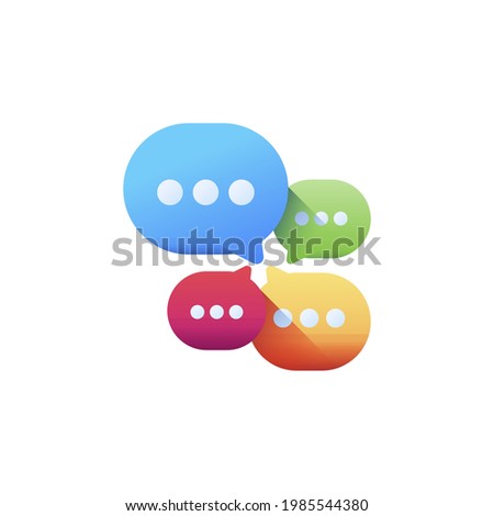 slack  isolated on white background realistic vector illustration