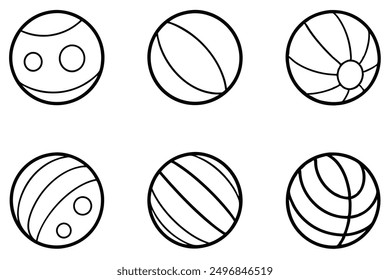 Slam Ball Line Art Illustration Techniques Collection Gallery