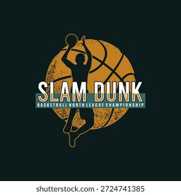 Slam Dunk Action Spiel Illustration