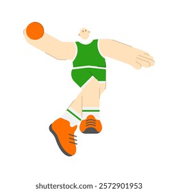 Slam dunk Basketball Player Illustration