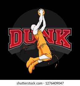 slam dunk basketball silhouette