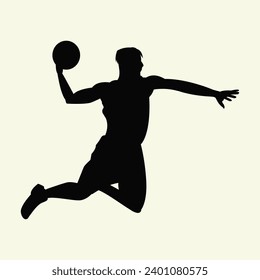 slam dunk illustration modern flat color, illustration basketball