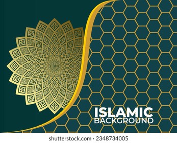 arabisch-arabisch-arabische Ornament-Grenz-Luxus