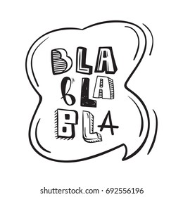 Slang expression in a speech bubble