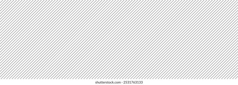 Slant line halftone gradation texture. Fading diagonal stripe gradient background. Black oblique pattern backdrop. Vanishing thin parallel line wallpaper for overlay