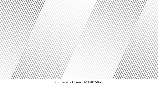 Slant line halftone gradation texture. Fading diagonal stripe gradient background. Black oblique pattern backdrop. Vanishing thin parallel line wallpaper for overlay