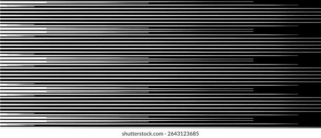 Slant line halftone gradation texture. Fading diagonal stripe gradient background. Black oblique pattern backdrop. Vanishing thin parallel line wallpaper for overlay, print, cover. Vector illustrator