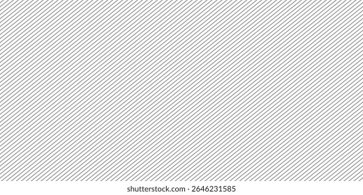 Slant line halftone gradation texture. Fading diagonal stripe gradient background. Black oblique pattern backdrop. Vanishing thin parallel line wallpaper for overlay, print, cover. 