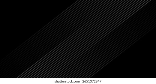 Textura de gradación de semitono de línea inclinada. Fondo de degradado de franja diagonal de desvanecimiento. Fondo de patrón oblicuo negro. Fondo de pantalla de línea paralela delgada que desaparece para superposición