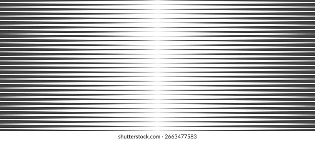Slant line halftone gradation texture. Fading diagonal stripe gradient background. Black oblique pattern backdrop. Vanishing thin parallel line wallpaper for overlay, print, cover. Modern art