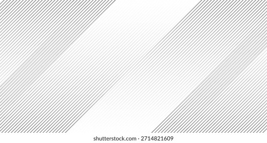 Textura de gradación de semitono de línea inclinada. Fondo de degradado de franja diagonal de desvanecimiento. Fondo de patrón oblicuo negro. Fondo de pantalla de línea paralela delgada que desaparece para la superposición de eps10 moderno