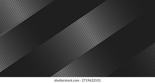 Textura de gradación de semitono de línea inclinada. Fondo de degradado de franja diagonal de desvanecimiento. Fondo de patrón oblicuo negro. Fondo de pantalla de línea paralela delgada que desaparece para superposición