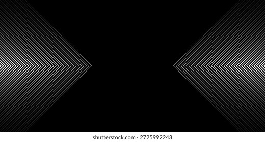 Textura de gradación de semitono de línea inclinada. Fondo de degradado de franja diagonal de desvanecimiento. Fondo de patrón oblicuo negro. Fondo de pantalla de línea paralela delgada que desaparece para superposición