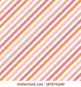 Las rayas de las líneas inclinadas grungen el patrón sin soldadura del vector. Textura de líneas paralelas. Impresión textil de franjas de barras. Coloridas líneas paralelas oblicuas interminables.