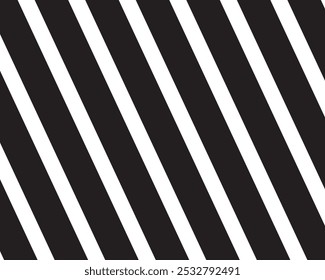 Slanted black slash lines on white background. Tilt strip geometric abstract border. Slash divider.