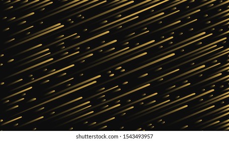 Slanted golden lines, glitter background, abstract splash, colored gradient. Vector illustration