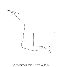 Slanted speech bubble outline with sharp corner Rounded Square Speech Bubble