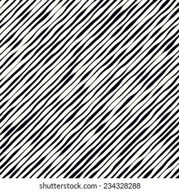 Slanted Wavy Lines. Modern, Minimal Vector Pattern