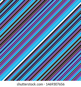 Slanting color stripes pattern vector with outline. Modern stylish texture. Vector seamless pattern.