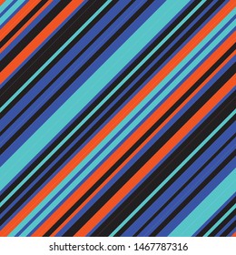 Slanting color stripes seamless pattern vector. Modern stylish texture. Vector seamless pattern.