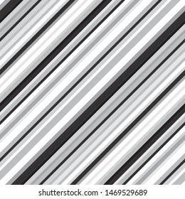 Slanting gray stripes seamless pattern vector. Modern stylish texture. Vector seamless pattern.